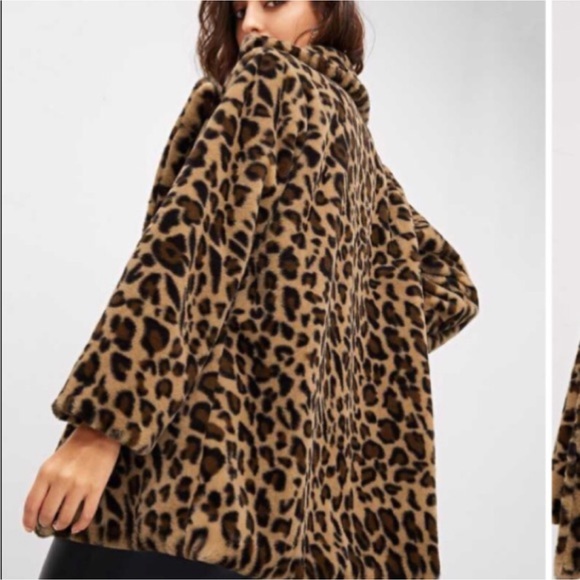 NWT! Gorgeous Cavilini Leopard Fur Swing Coat 2X - Picture 4 of 11